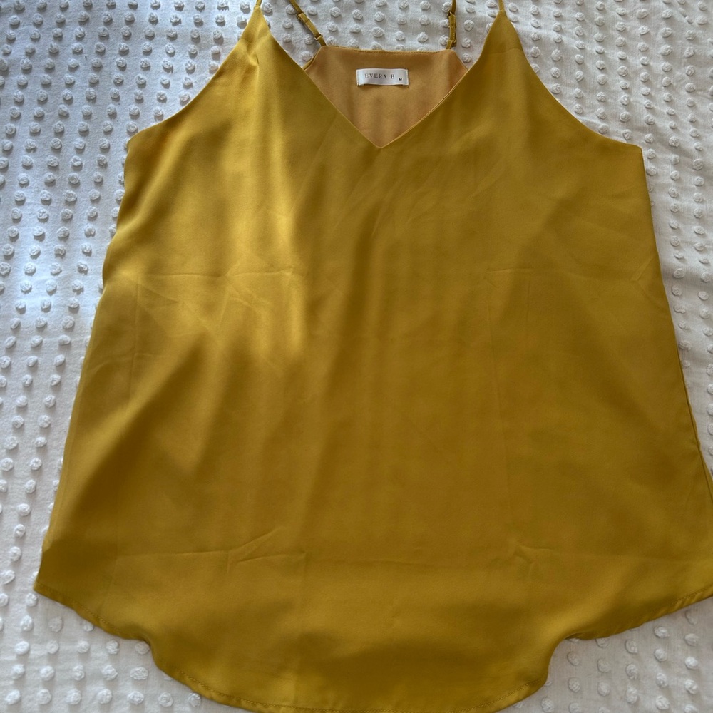 Mustard Yellow Camisole Top